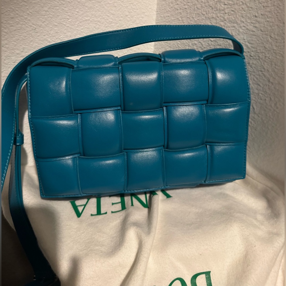 Bottega Veneta Teal Crossbody Bag